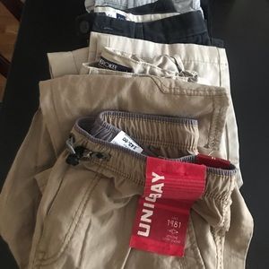 5 pairs of big boys size 14 khaki pants